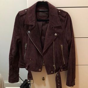 Blank nyc suede moto jacket